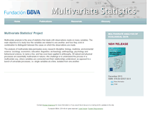 Tablet Screenshot of multivariatestatistics.org